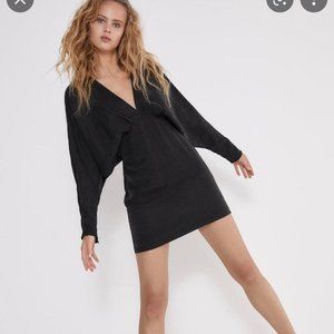 Zara Satin dress with pleats